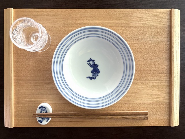 紅毛人プチケーキ皿 しん窯 青花