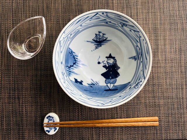 長崎紋５寸丼